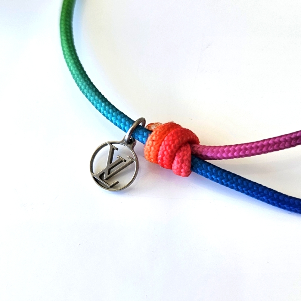 Louis Vuitton Silver Lockit X Virgil Abloh In Rainbow 🌈 - Picture 3 of 4